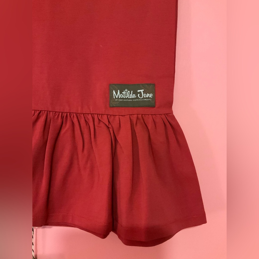 Matilda Jane Red Ruffles Size 12 New With Tag - Picture 5 of 7